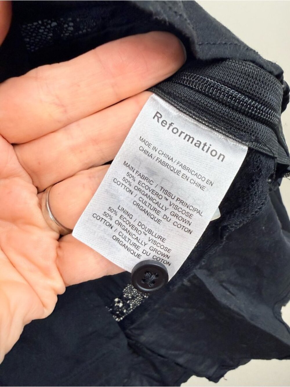 Reformation black Meadowlark Top xs 0 - Picture 10 of 16